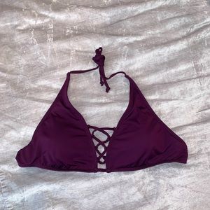 Lace Up Bikini Top
